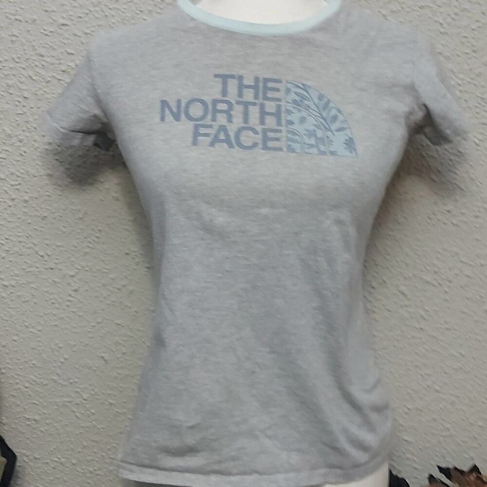 The North Face Gray T-Shirt Girls L (14-16) Casual Activewear Streetwear Basic